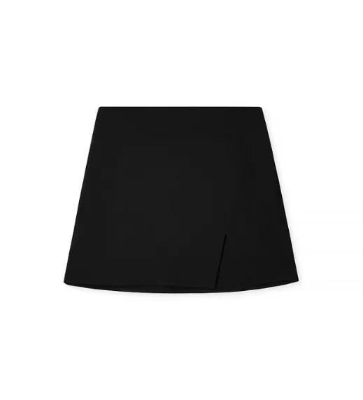 Slit Mini Skirt